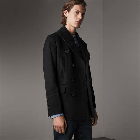 burberry pea coat for kids|burberry wool pea coats men's.